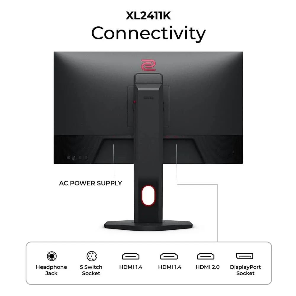 BENQ ZOWIE 24 INCH XL2411K FHD 144HZ GAMING MONITOR
