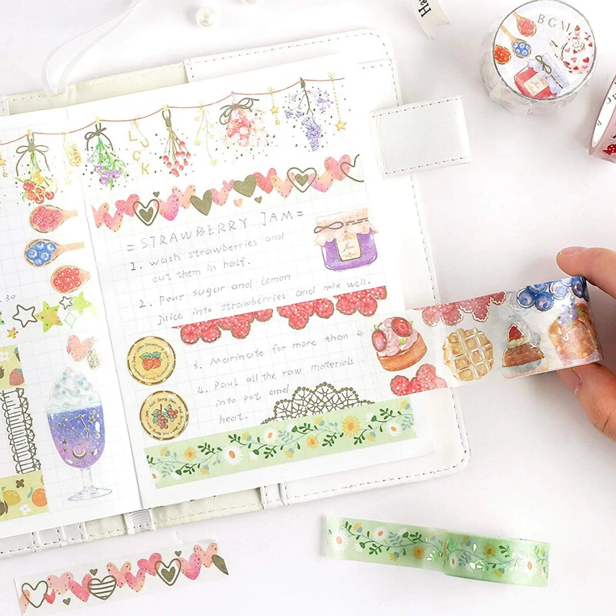 BGM Dried Flowers Hanging Flowers GOLD FOIL Washi Tape