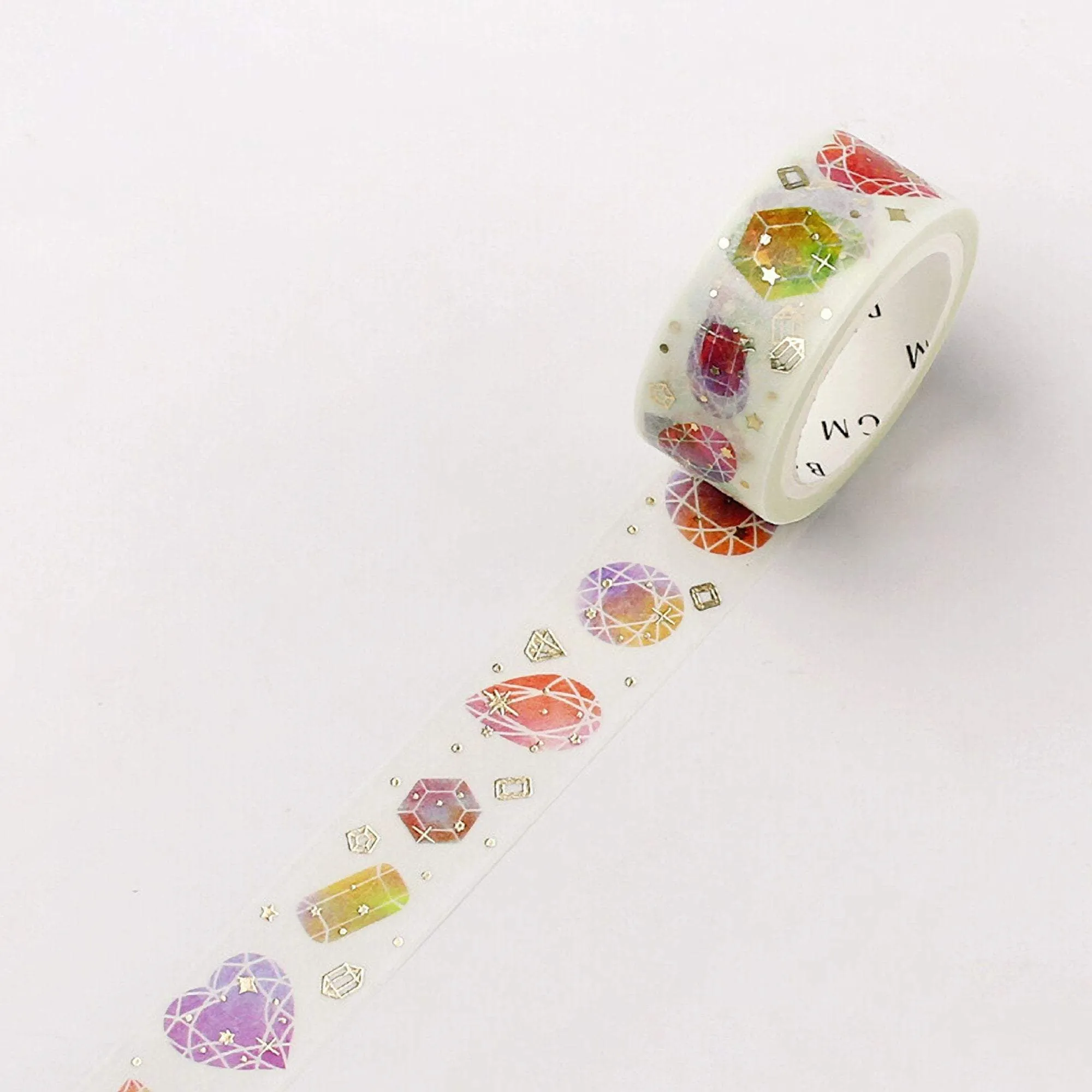 BGM Gems Jewelry Diamonds GOLD FOIL Washi Tape