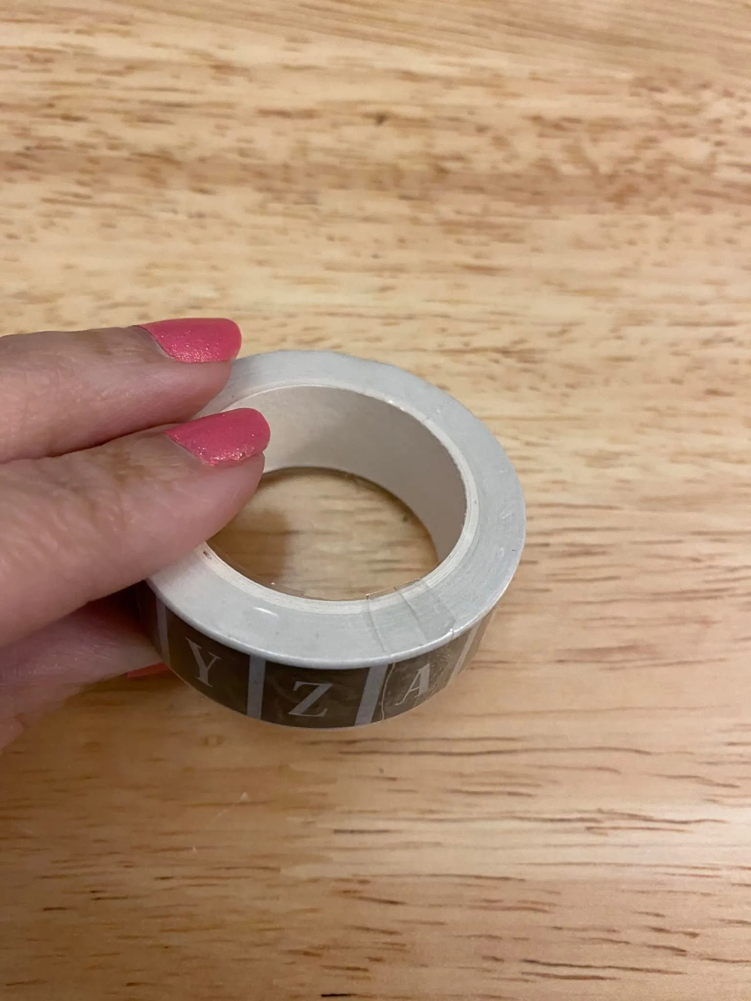 Big Roll of ABC Alphabet Washi Tape