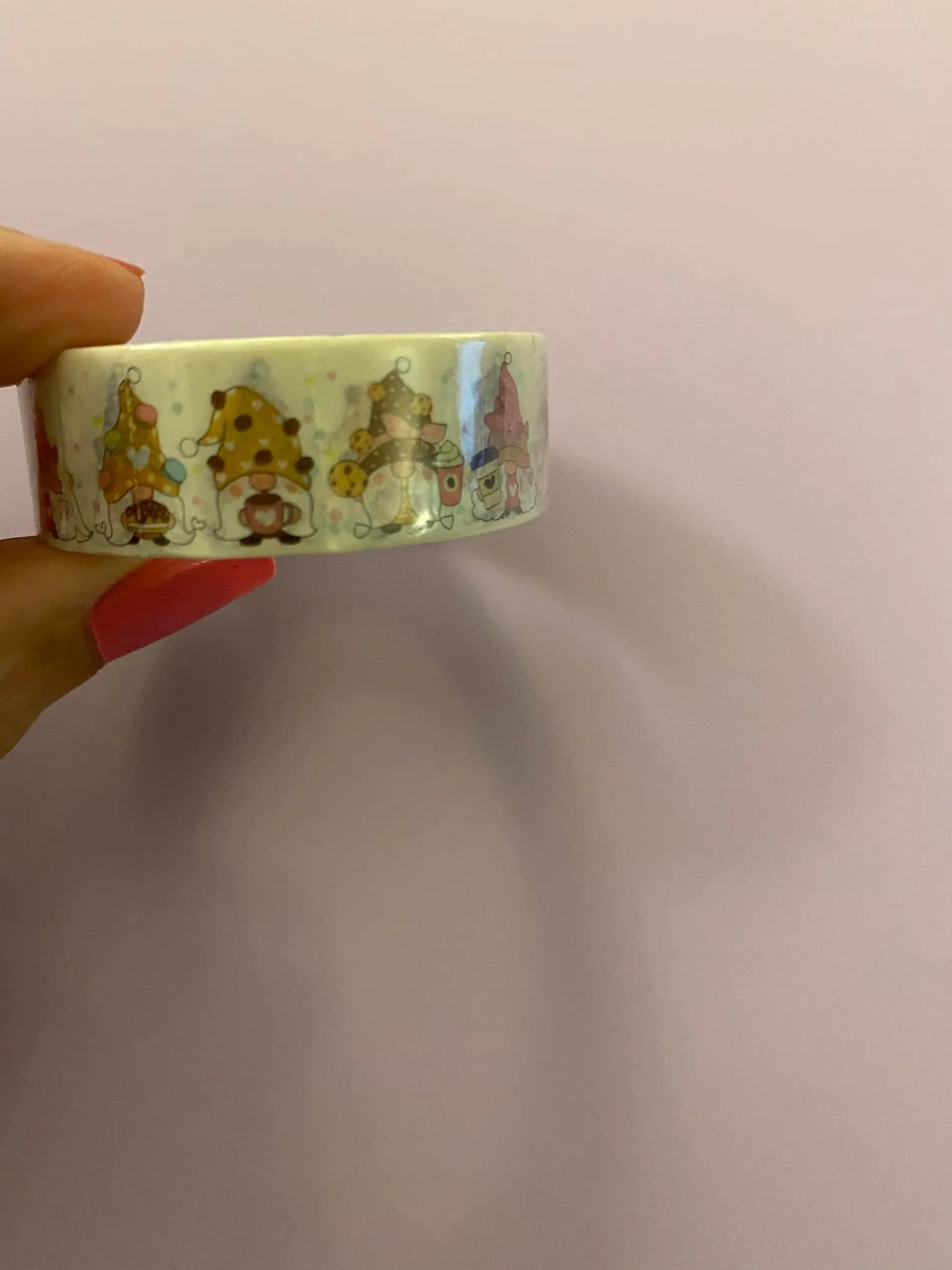 Big Roll of Coffee Gnomes with Sweet Cookie Washi Tapes