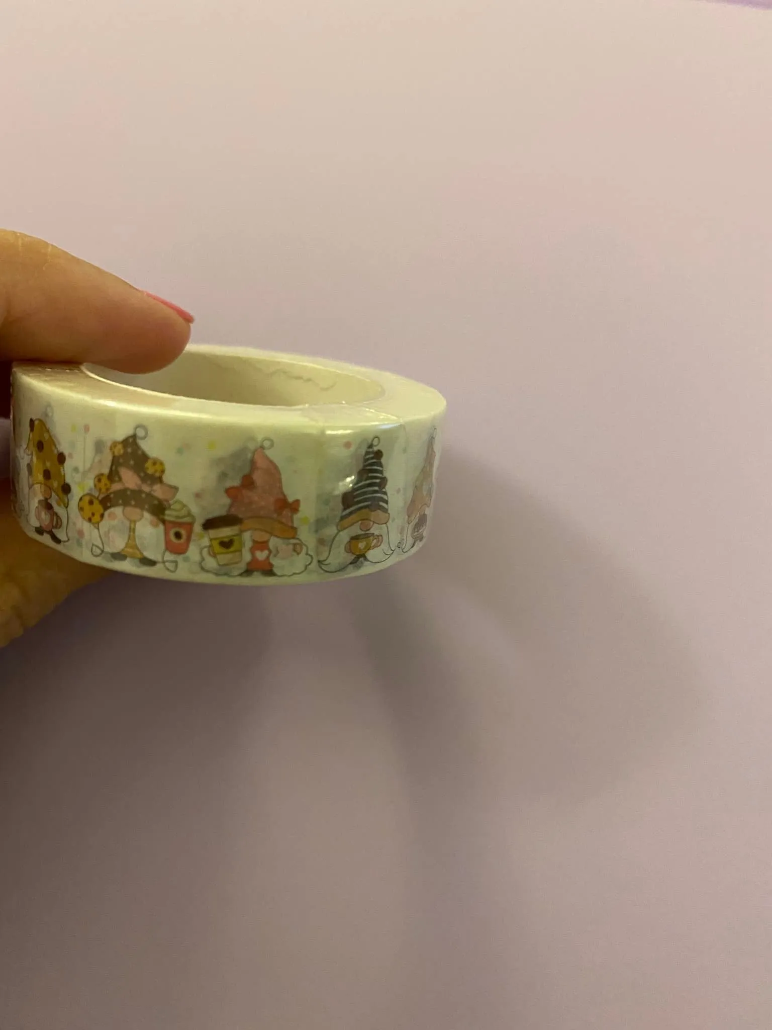 Big Roll of Coffee Gnomes with Sweet Cookie Washi Tapes