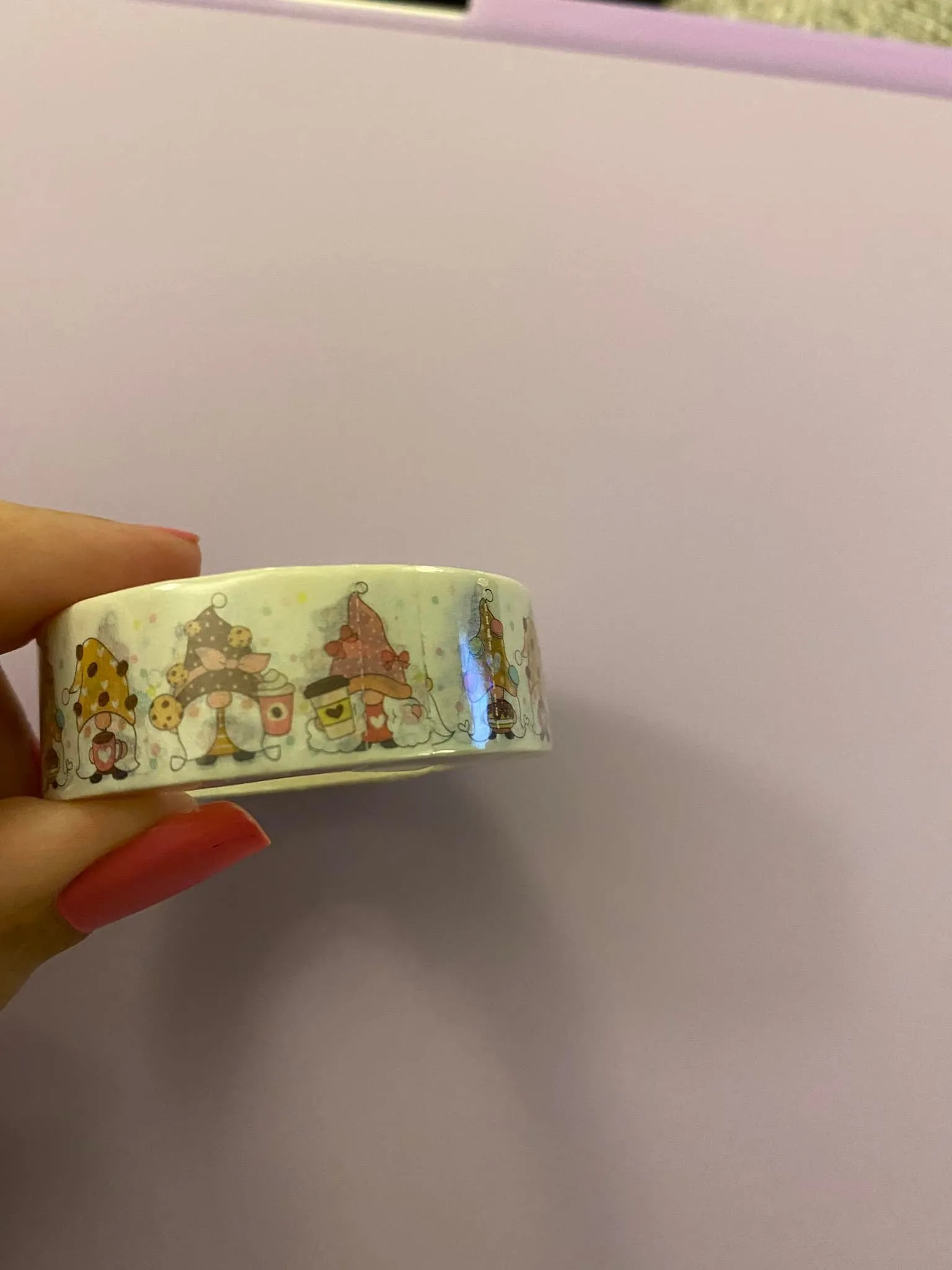 Big Roll of Coffee Gnomes with Sweet Cookie Washi Tapes