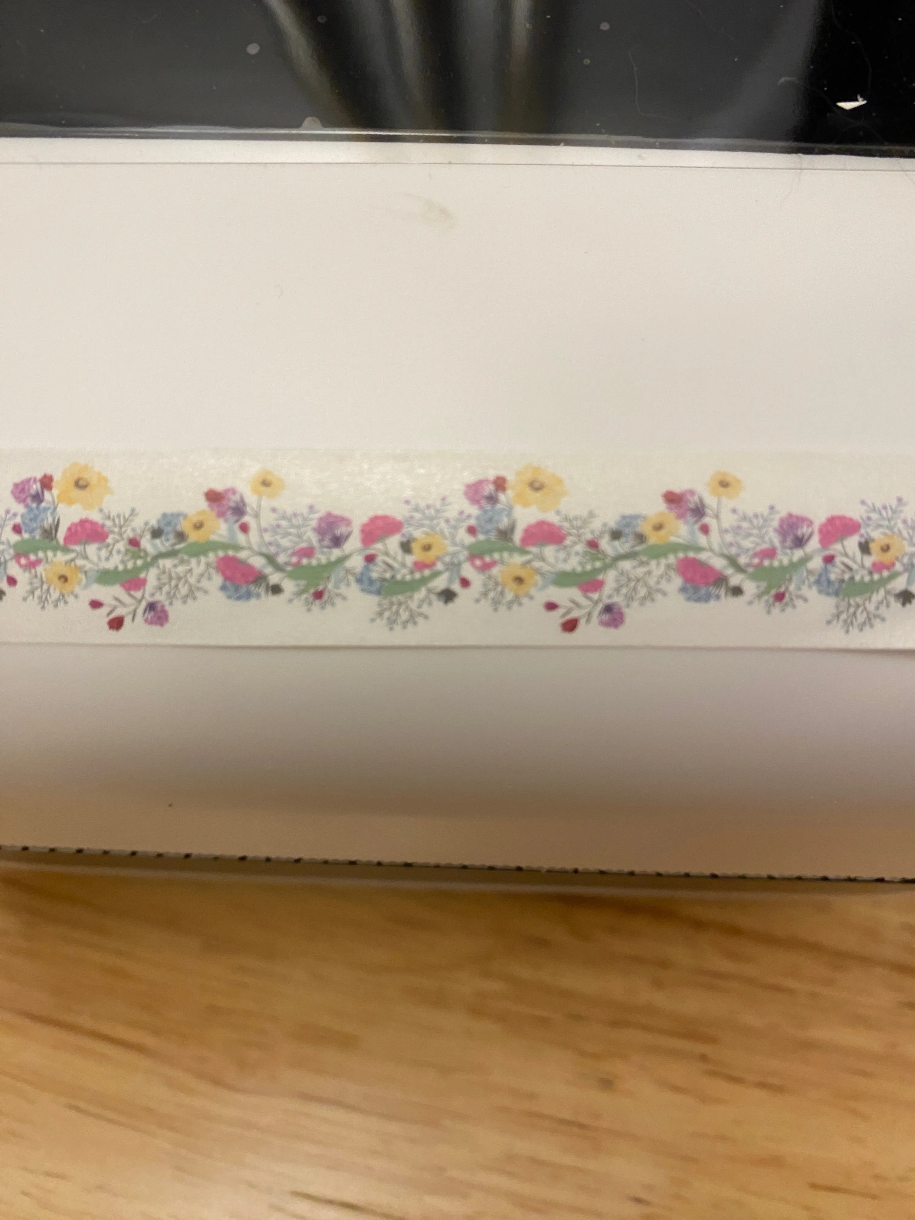 Big Roll of Dainty Wild Flowers Washi Tape, Flowers Washi Tape roll, Decorative Adhesive Masking Tapes, Floral Washi tape
