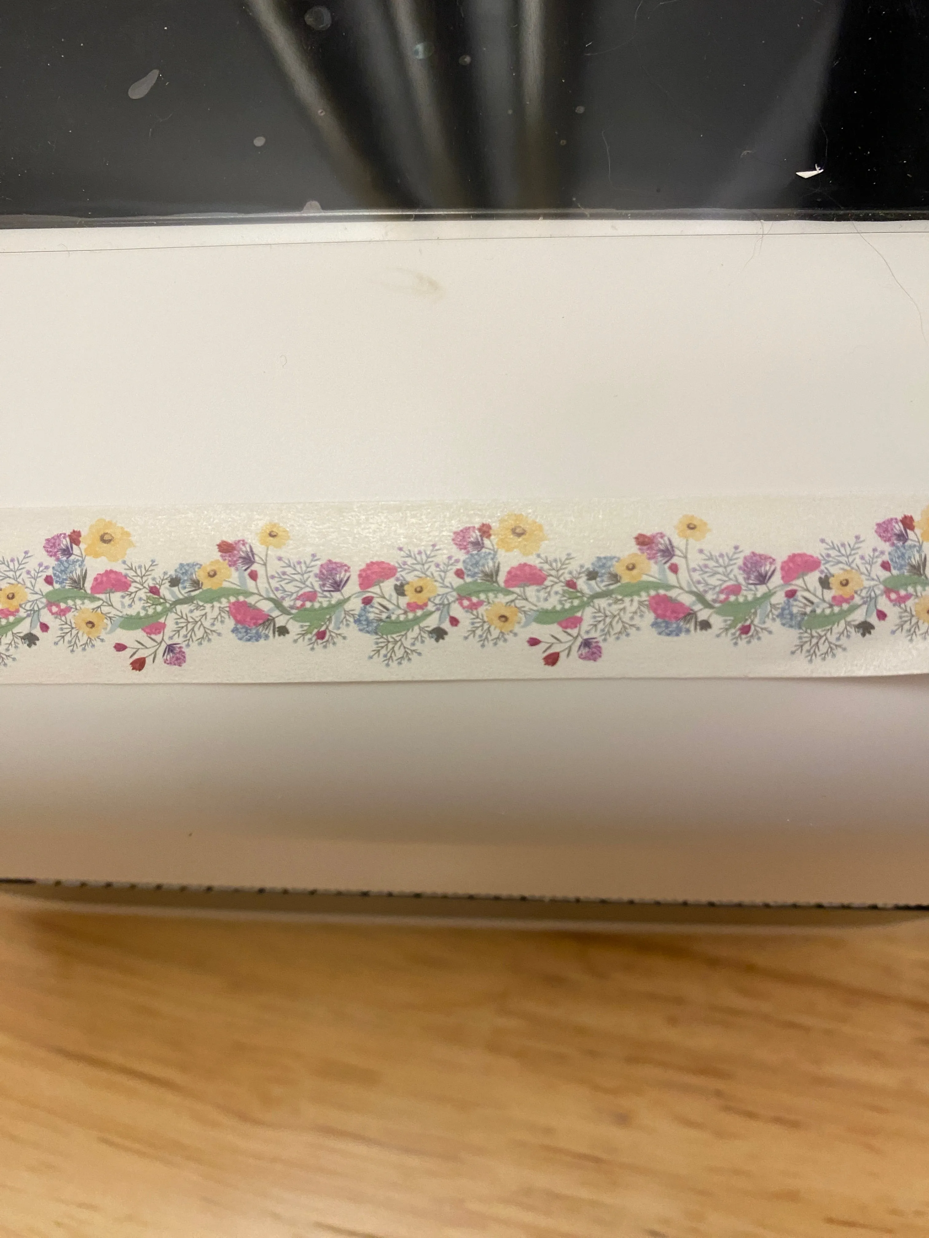 Big Roll of Dainty Wild Flowers Washi Tape, Flowers Washi Tape roll, Decorative Adhesive Masking Tapes, Floral Washi tape