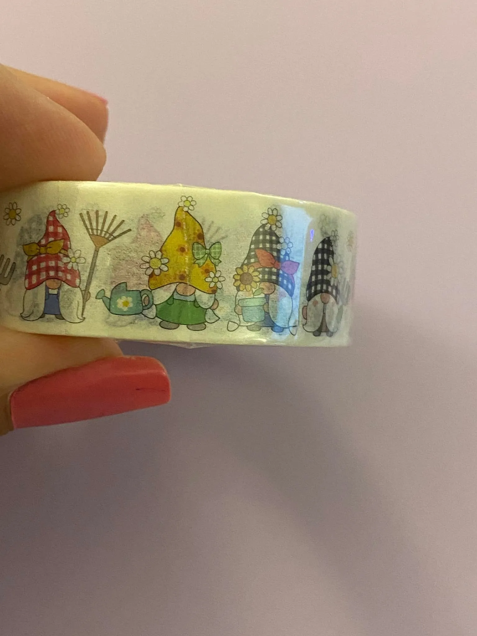 Big Roll of Garden Gnomes with Sunflowers Washi Tapes