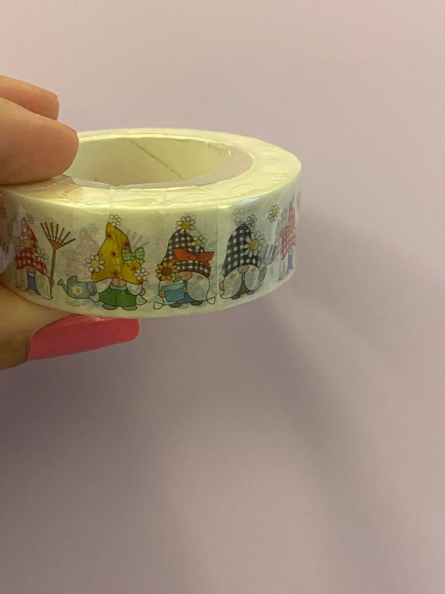Big Roll of Garden Gnomes with Sunflowers Washi Tapes
