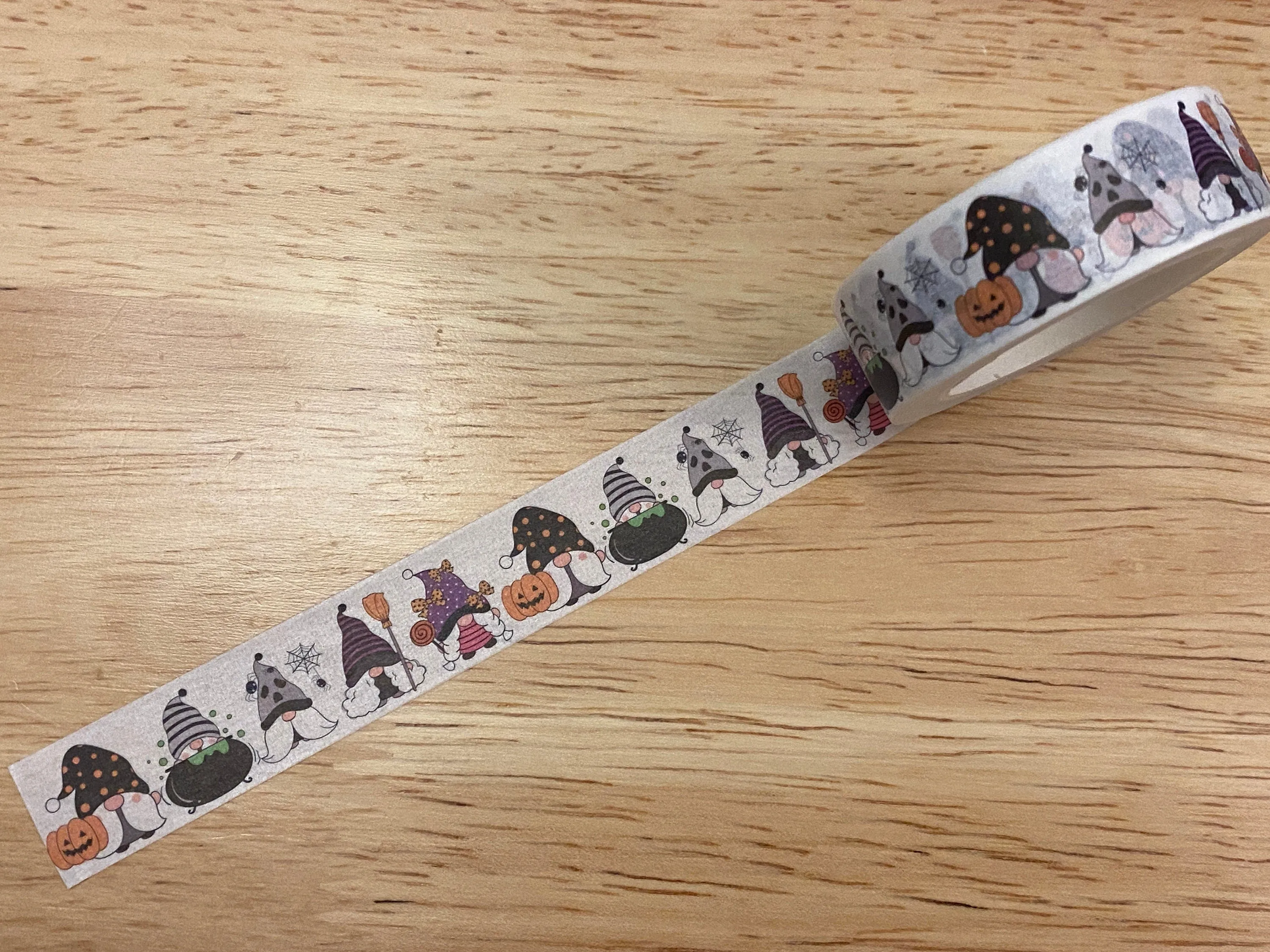 Big Roll of Halloween Gnomes Washi Tape