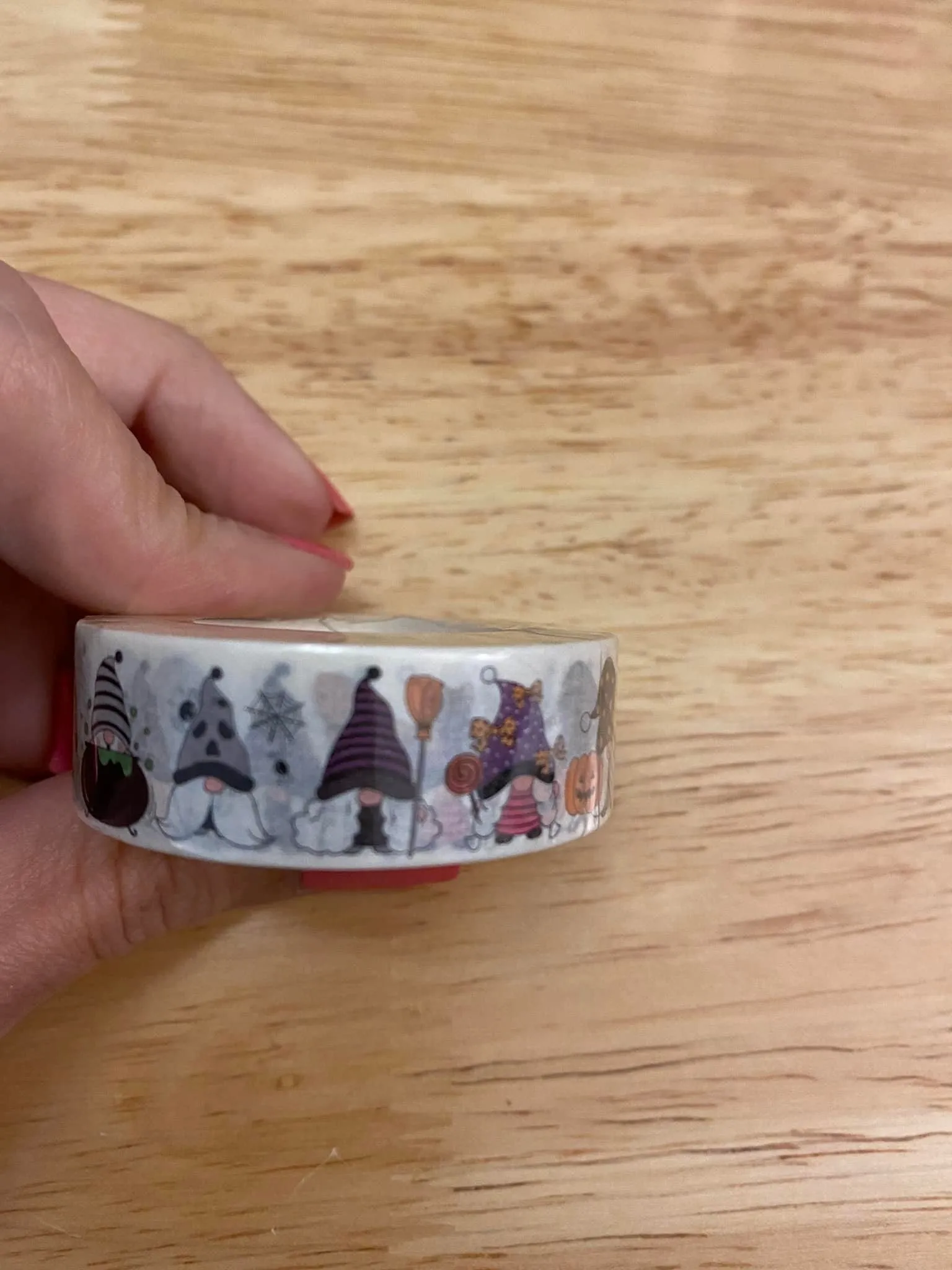 Big Roll of Halloween Gnomes Washi Tape