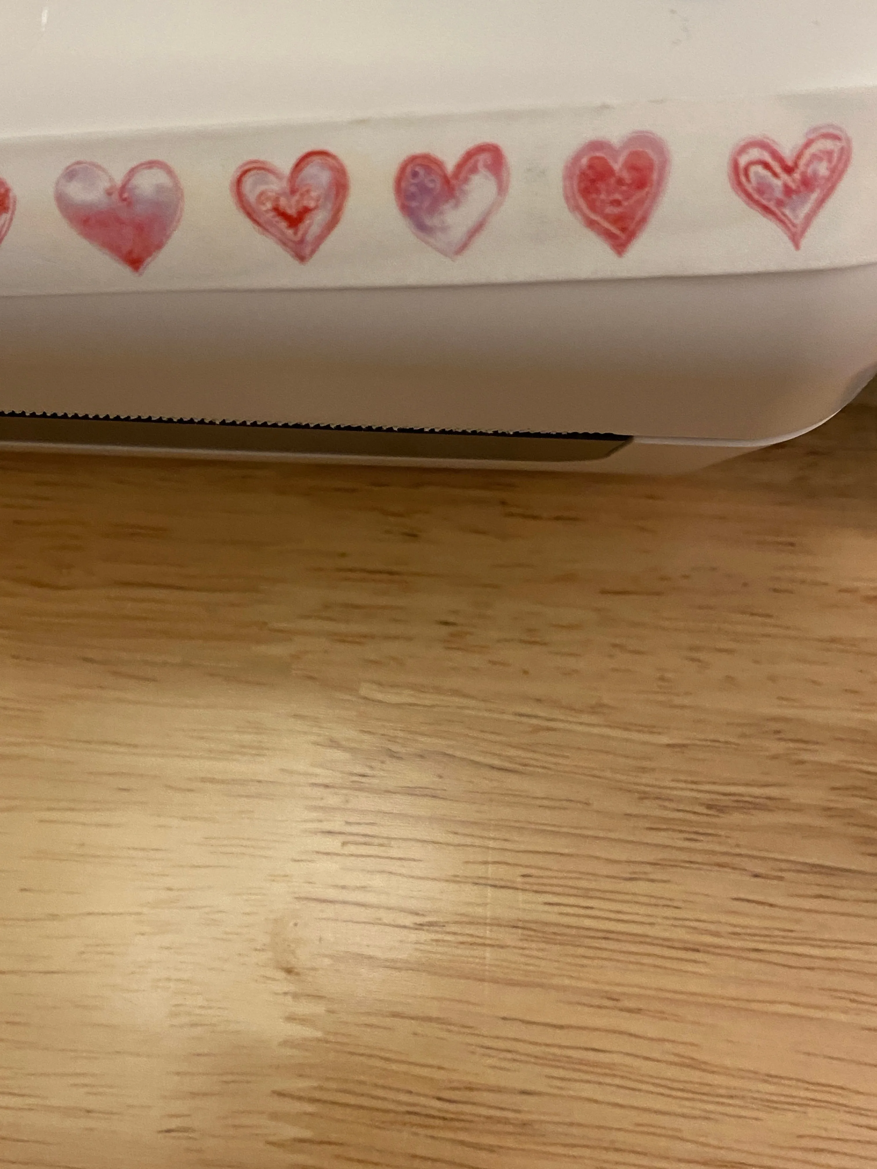 Big Roll of Pink Hearts Washi Tape
