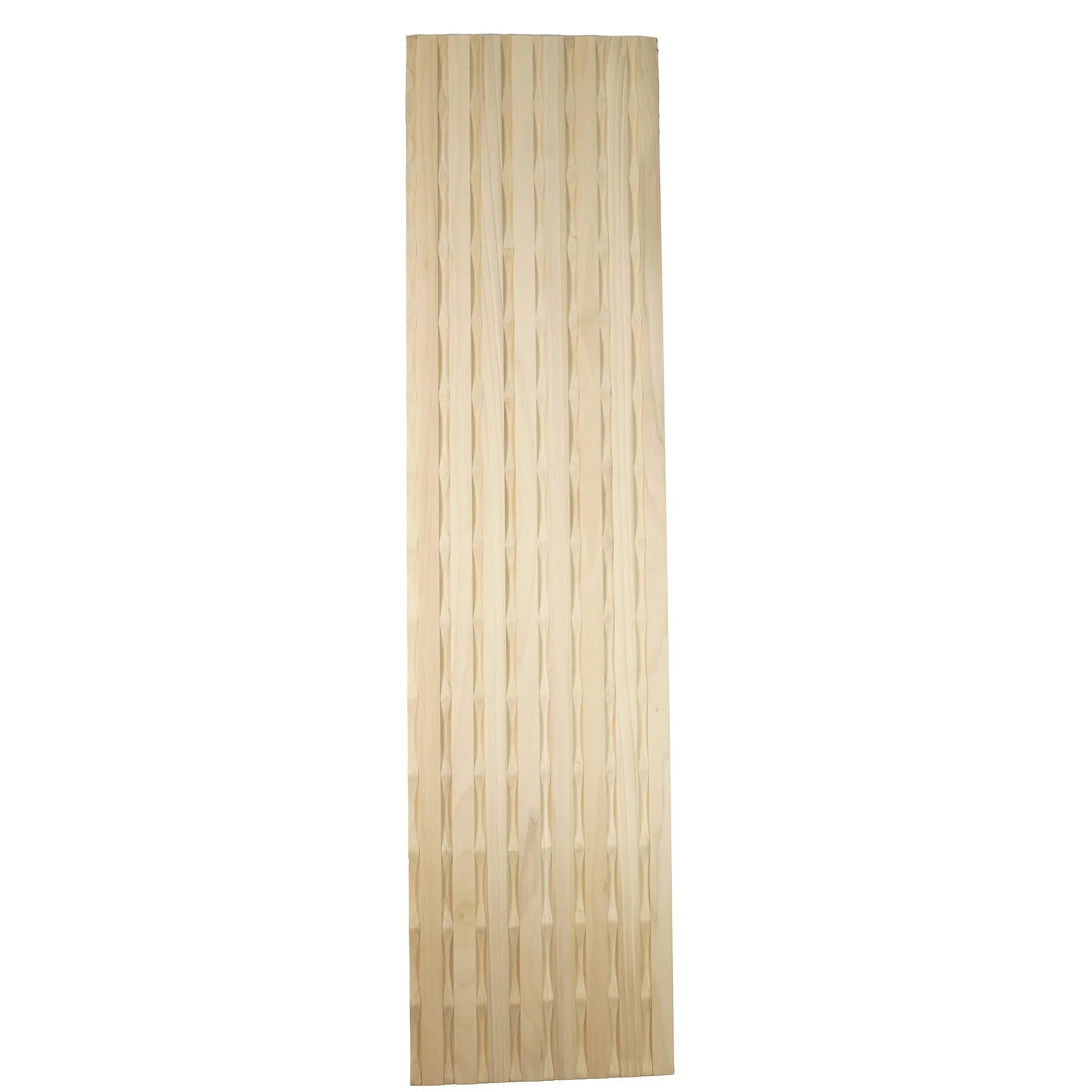 bingltd -  [36", 48", 96", 120"] Long x 12" Acoustic Solid Wood Tambour Panel Unfinished - 1/2 " Depth (TP-005-UNF)