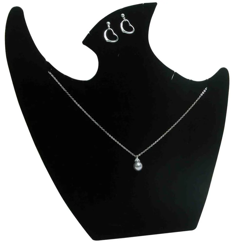 Black 9 1/2"H Necklace Display with Easel