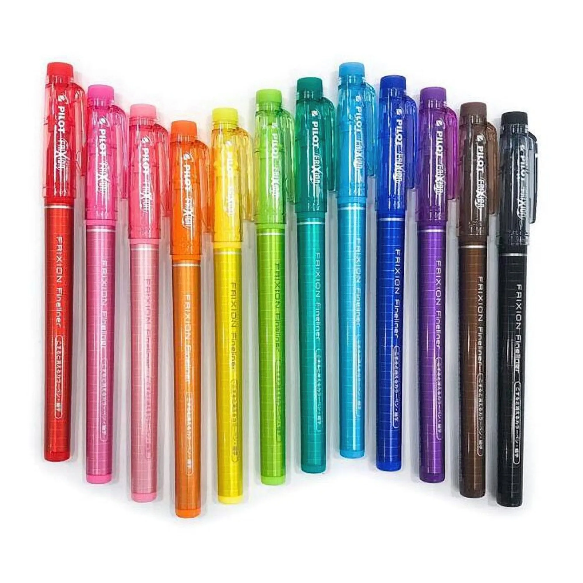 BLACK Pilot FriXion Fine LINER Pen 0.45 mm Fine  Point Erasable Pen | Single Pen or Set