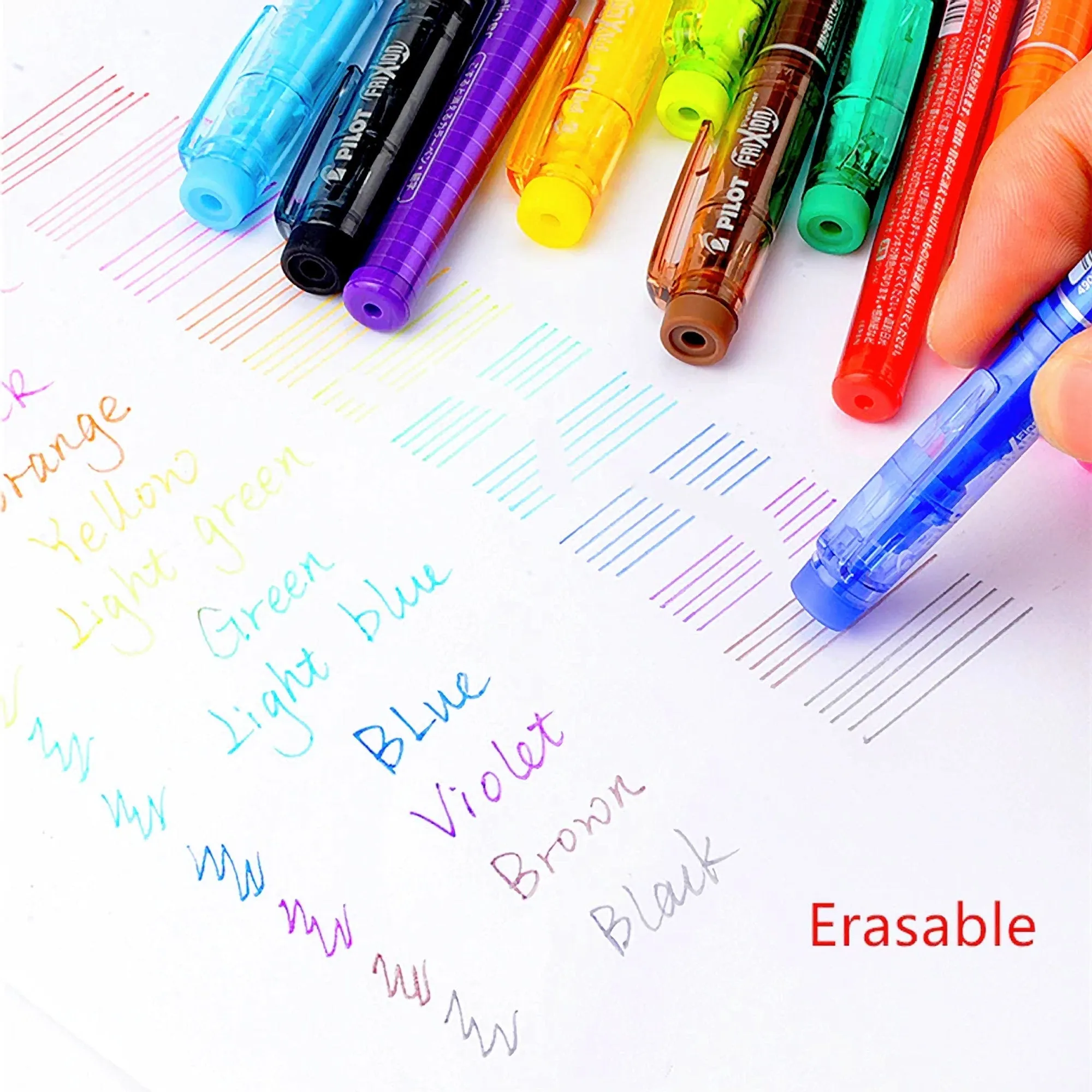 BLUE Pilot FriXion Fine LINER Pen 0.45 mm Fine  Point Erasable Pen | Single Pen or Set