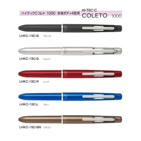 BLUE Pilot Hi-Tec-C Coleto 1000 | 4 Color Multi Pen Body