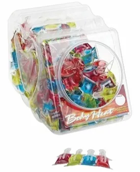 Body Heat Warming Massage Lotion - 288 Piece Fishbowl - 4 ml Pillows