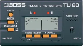 Boss TU-80 Chromatic Tuner and Metronome