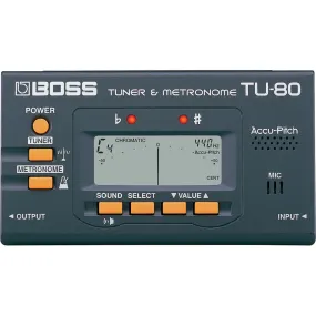 Boss TU-80 Tuner Metronome Boss TU-80 Tuner Metronome