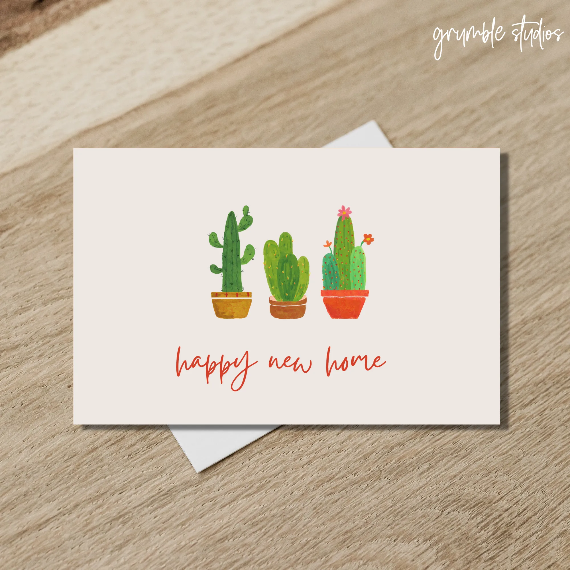 Cactus New Home Card