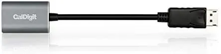 CalDigit DisplayPort to HDMI Active Adapter (Uni-Directional DP 1.2 Male to HDMI 2.0 Female) 4K 60Hz UHD (3840 x 2160), High Refresh and Eyefinity Support, for Desktop, Laptop, Docks, GPUs, Mac, PC