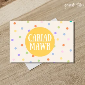 Cariad Mawr Welsh Card