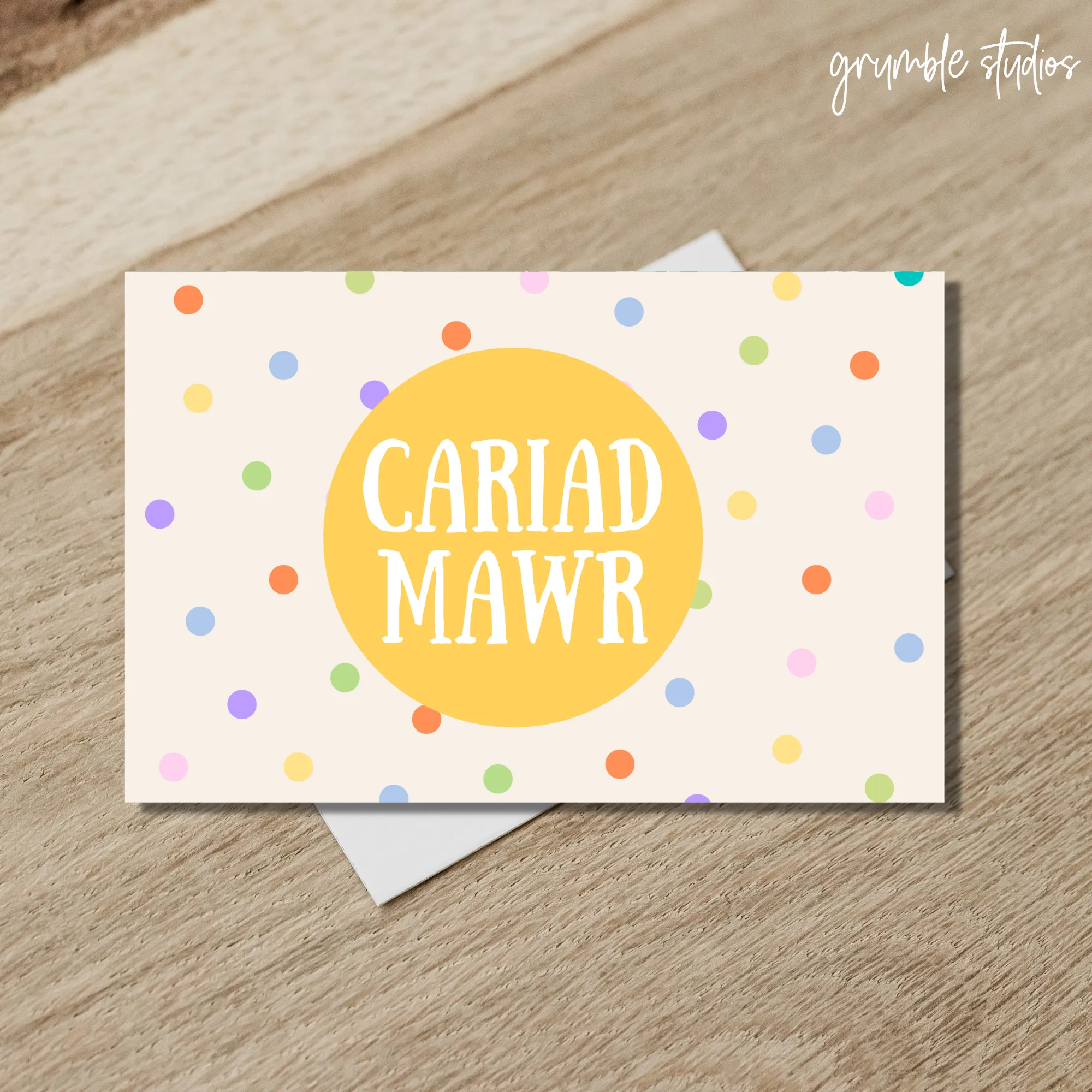 Cariad Mawr Welsh Card