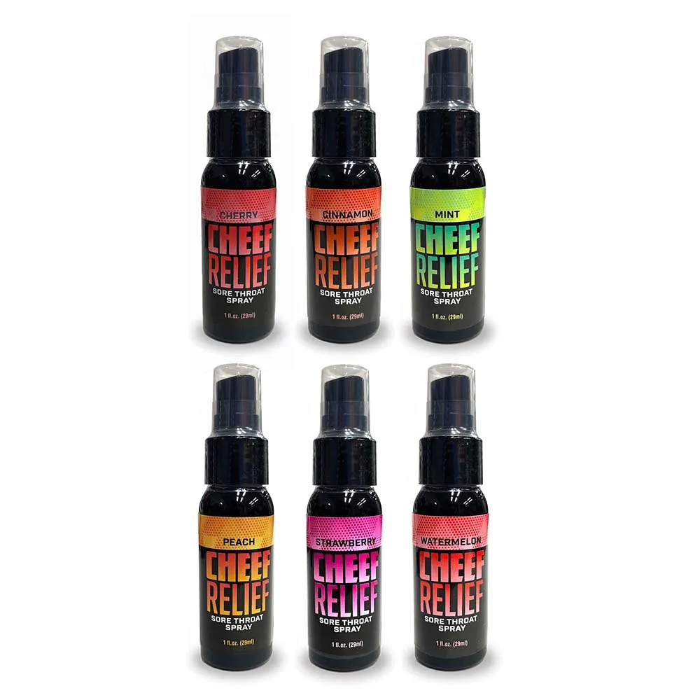Cheef Relief Throat Spray 36-Piece Display