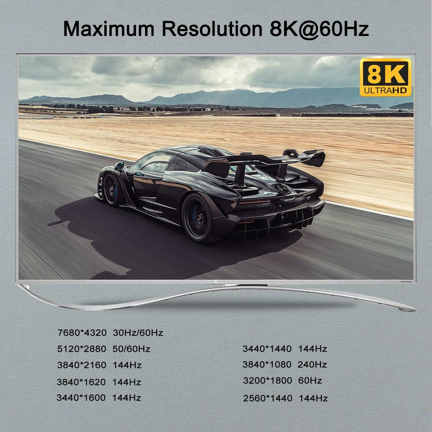 CKL 2 Port USB 3.0 KVM Switch HDMI 2.1 8K 60Hz 4K 120Hz 144Hz with EDID, PC Screen Keyboard Mouse Peripheral Audio Sharing Selector Box for 2 Computers 1 Monitor (62HUA-5)
