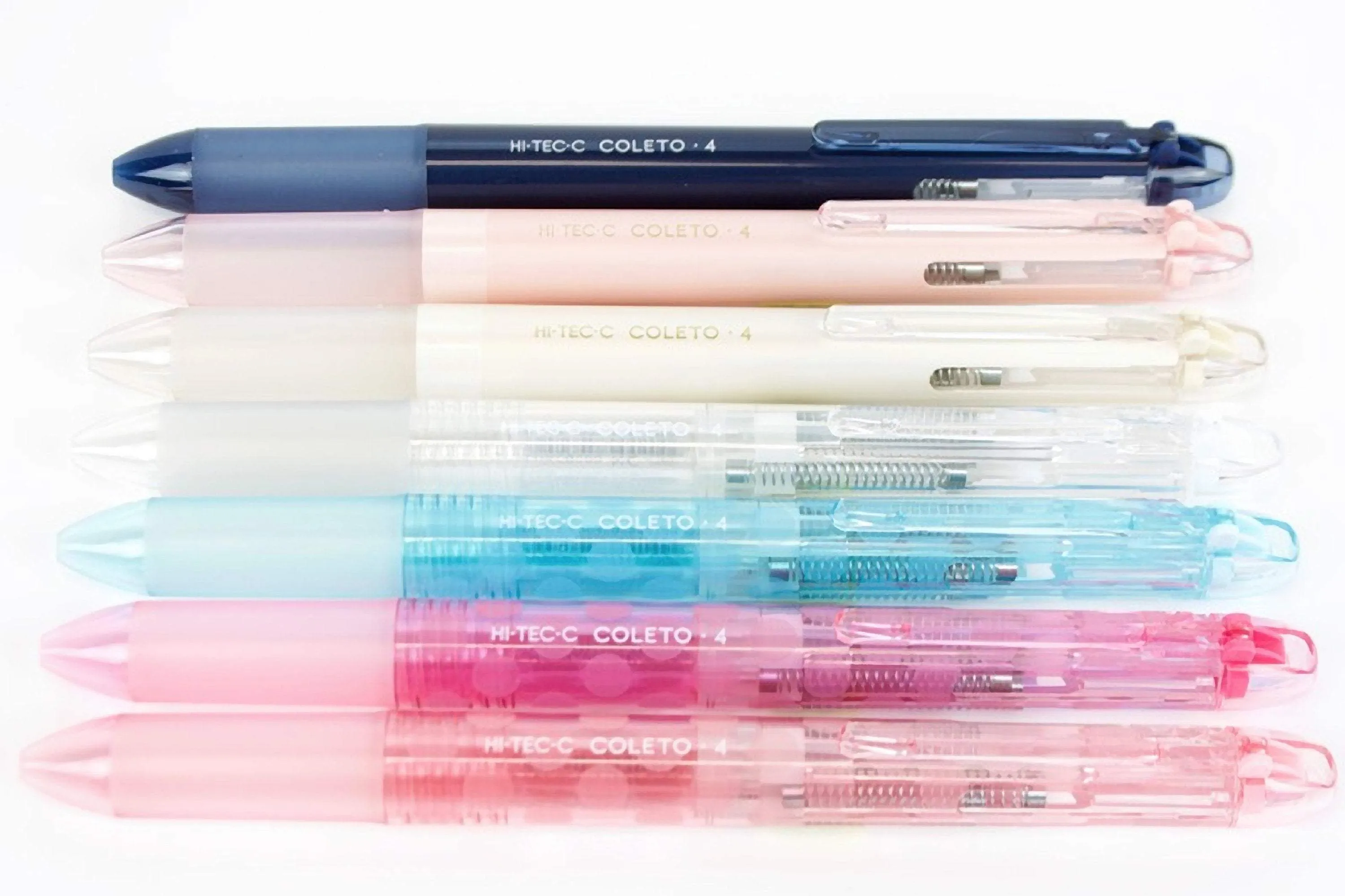 CLEAR Pilot Hi-Tec-C Coleto | 4 Color Multi Pen Body