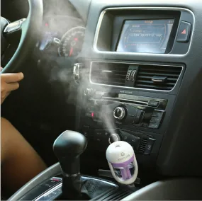 Color: Pink1 - Car Humidifier Air Purifier Freshener Essential