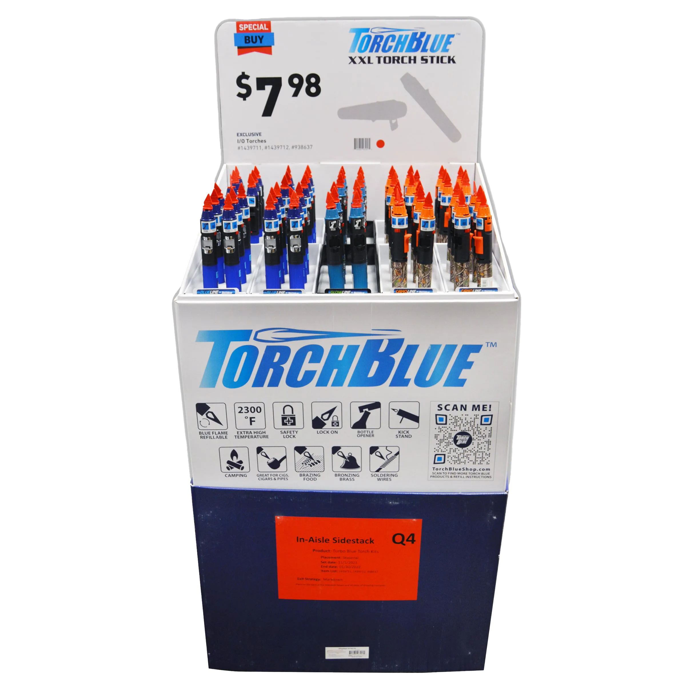 Corrugated Floor Displays T 4 - Sample