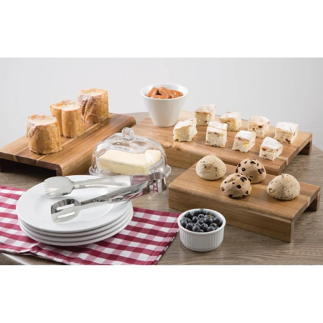 CP697 Olympia FSC Acacia Wood Riser Set (Pack of 3)