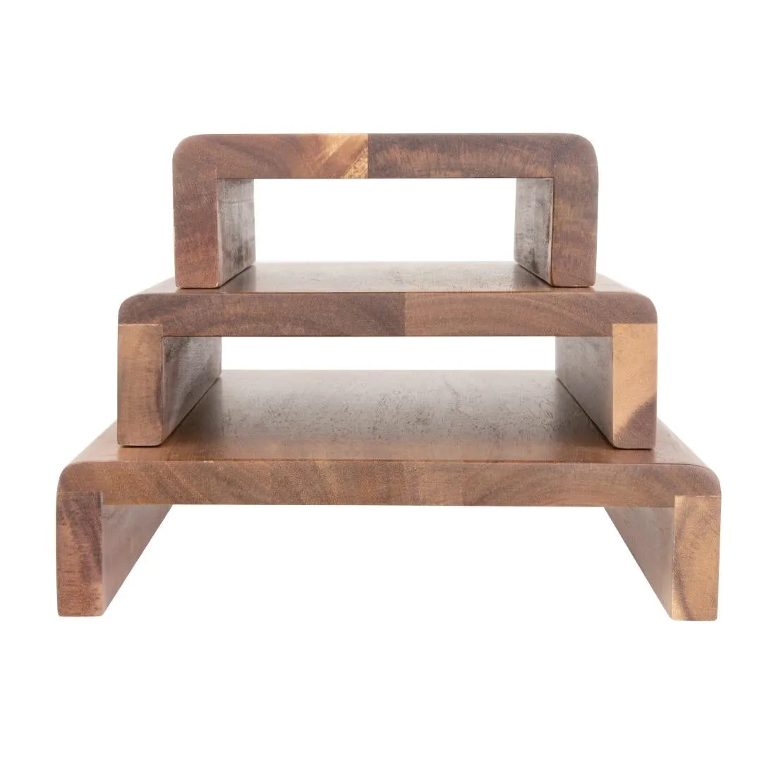 CP697 Olympia FSC Acacia Wood Riser Set (Pack of 3)