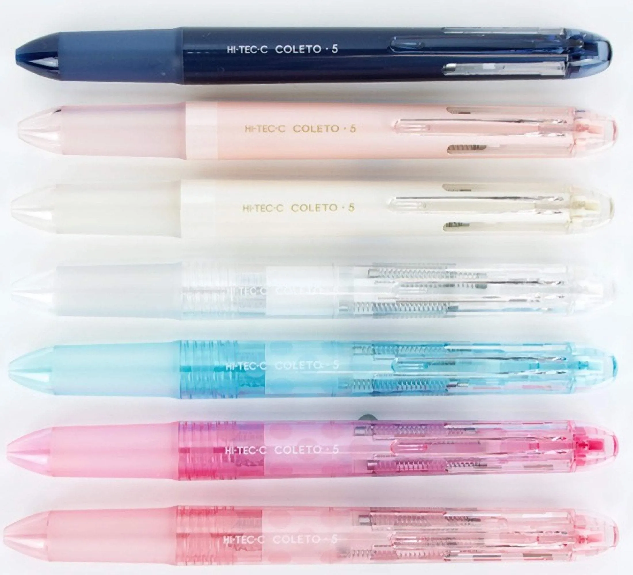 CREAM PEARL Pilot Hi-Tec-C Coleto | 5 Color Multi Pen Body