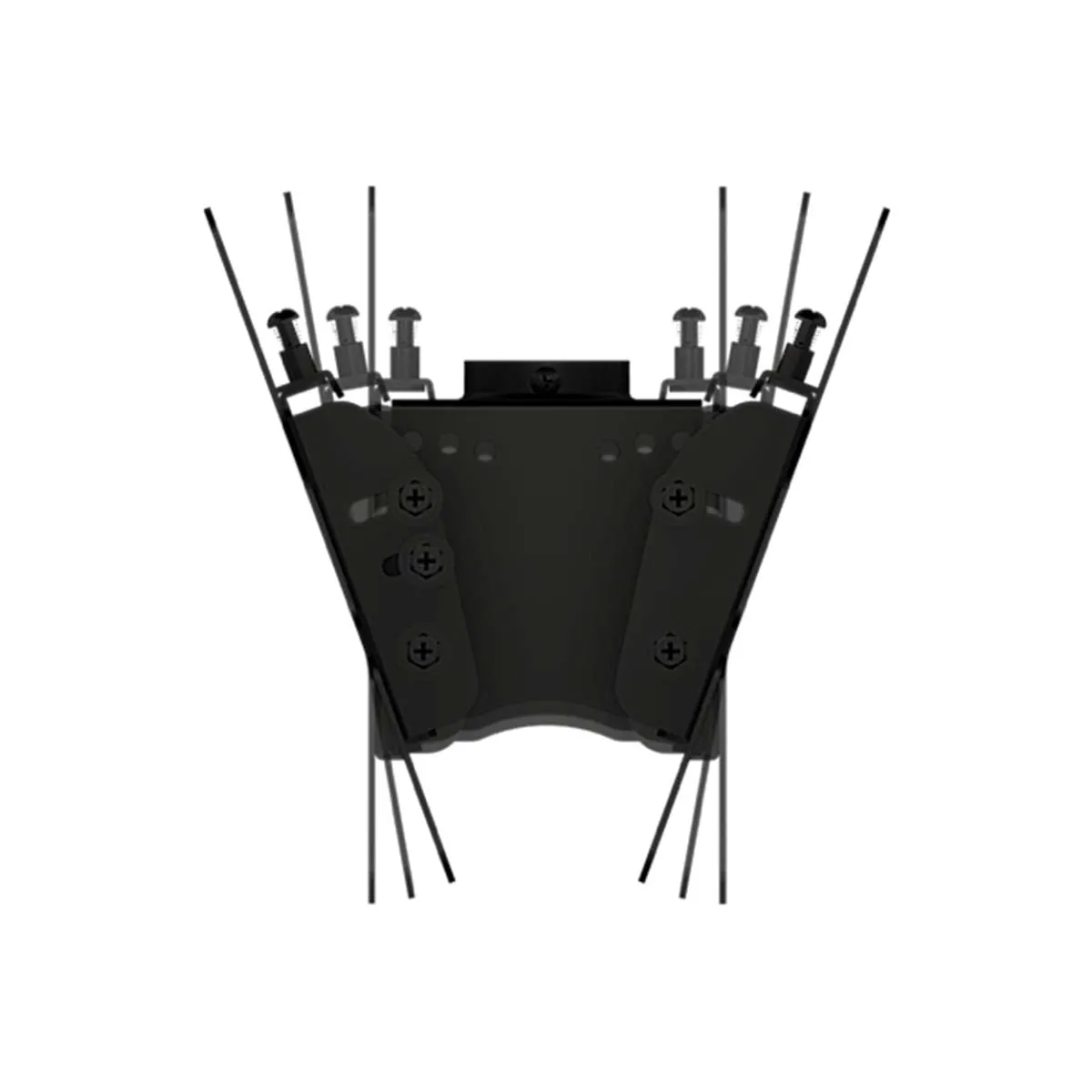 Crimson AV Ceiling Mount Box and VESA Screen Adapter Assembly for 13" To 46" Dual Back to Back Screens