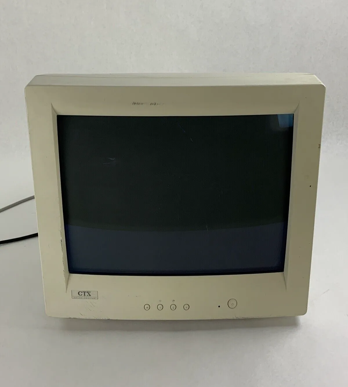 CTX VL700 White 17" VGA CRT Computer Monitor Retro Gaming Grade B No Stand