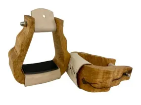 Curzy Wide Wooden Stirrup