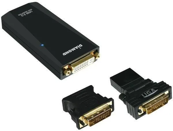 DIAMOND BVU165 HD USB 2.0 VGA DVI HDMI Adapter