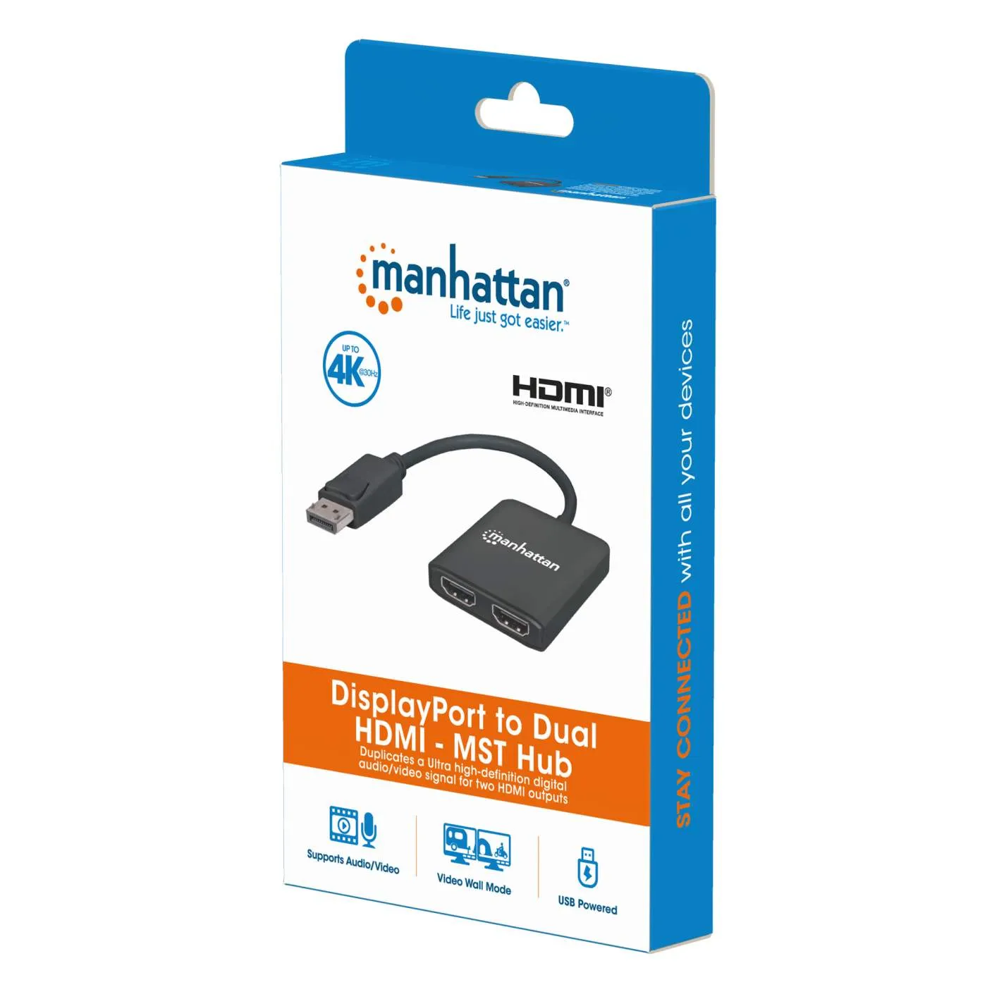 DisplayPort to Dual HDMI - MST Hub