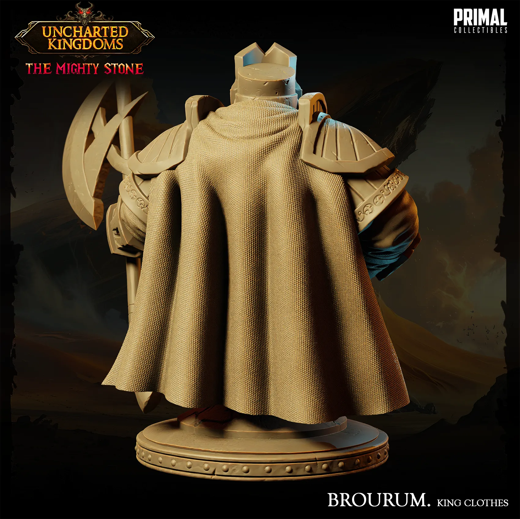 DNDUK - Bruenor Battlehammer (King's Armor) - Brourum Axedelver - Male Shield Dwarf miniature