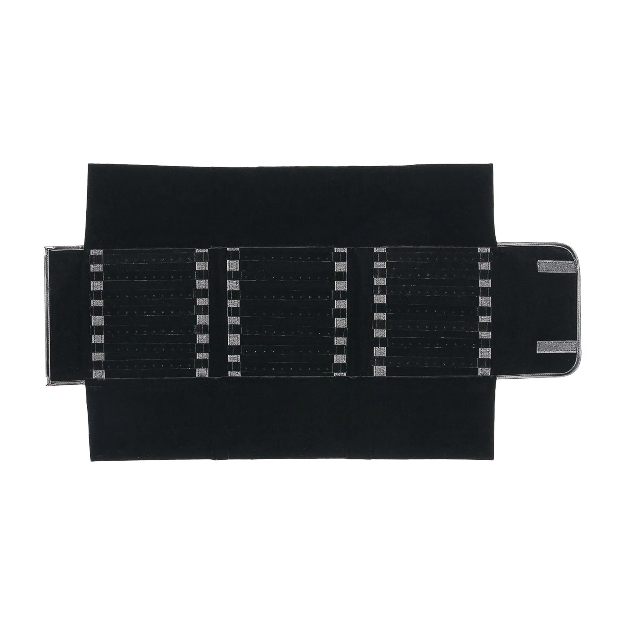 Earring Storage Roll 120 Pairs Removable Strips. Black