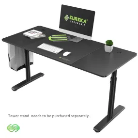 Eureka Ergonomic Mechanical Height-Adjustable Gaming Desk, ERK-IMOD60-B