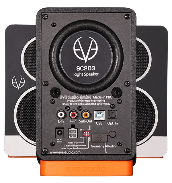 EVE Audio SC203 2-WAY-3" Master-Slave Desktop Set Pair