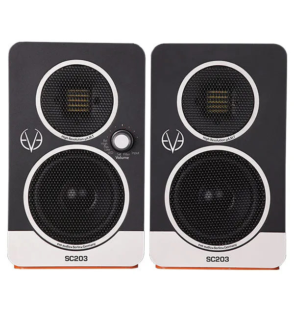 EVE Audio SC203 2-WAY-3" Master-Slave Desktop Set Pair