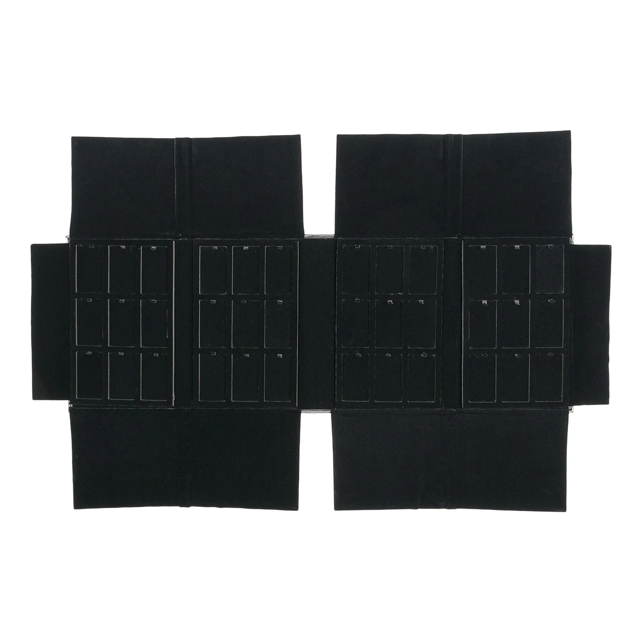 Fine Necklace, Earring Set Storage  36 Slots Black