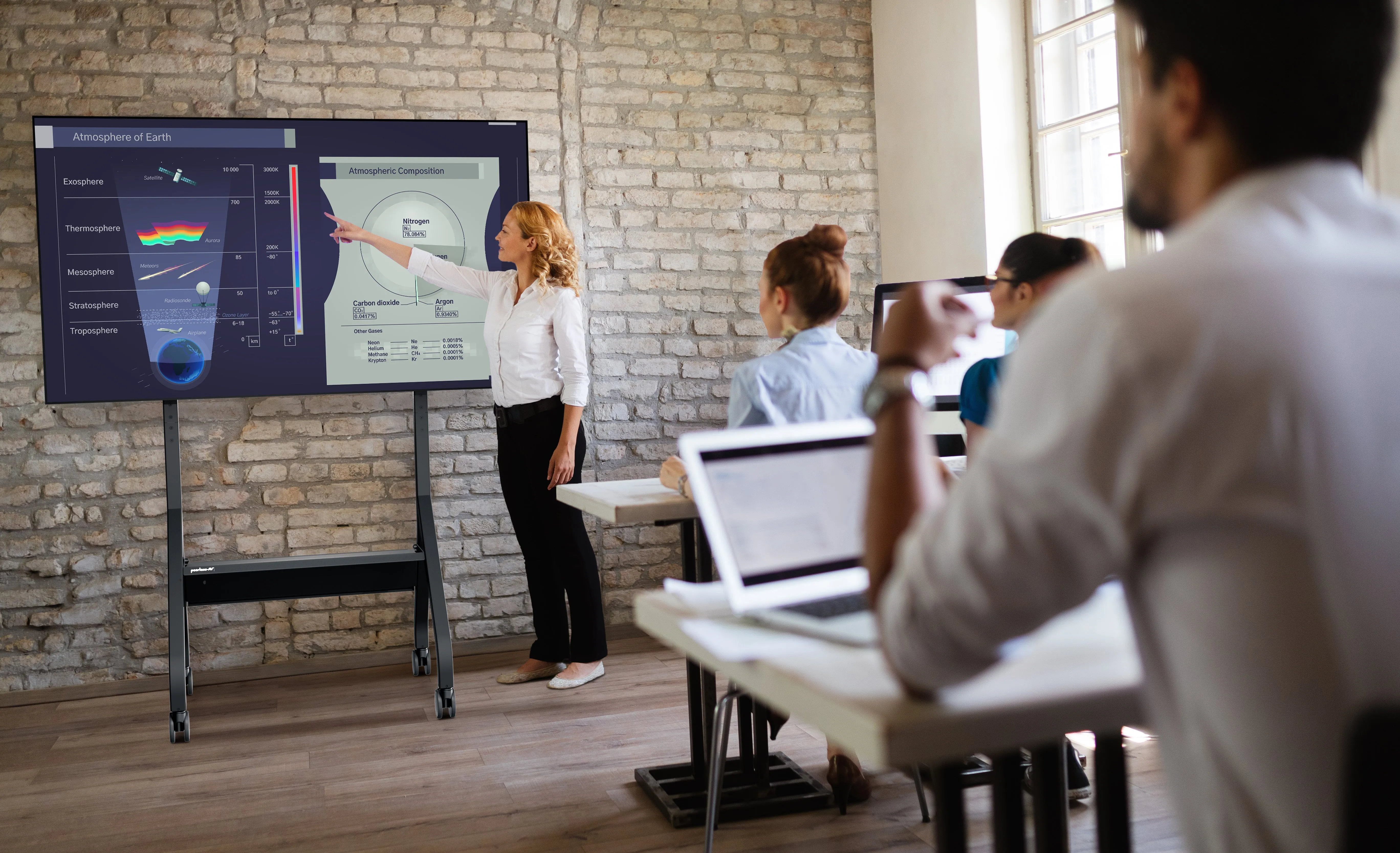 Flat Panel Cart for 55" to 110"  Displays