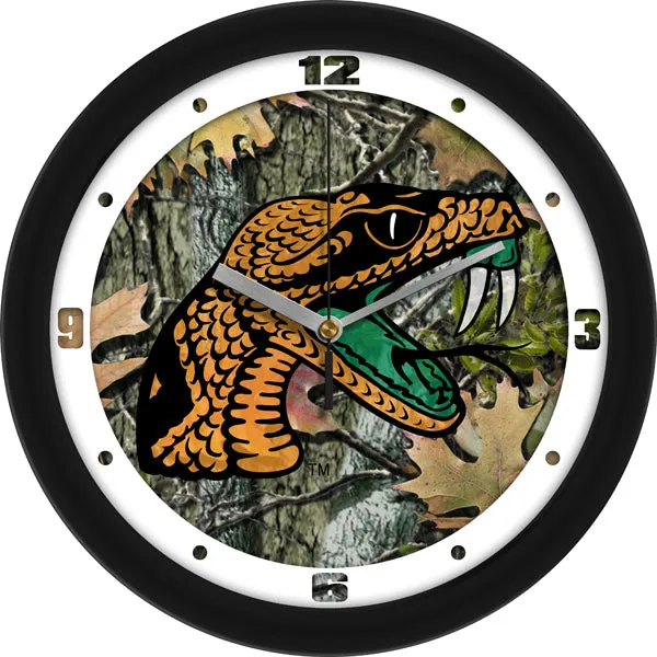 Florida A&M Wall Clock - Camo