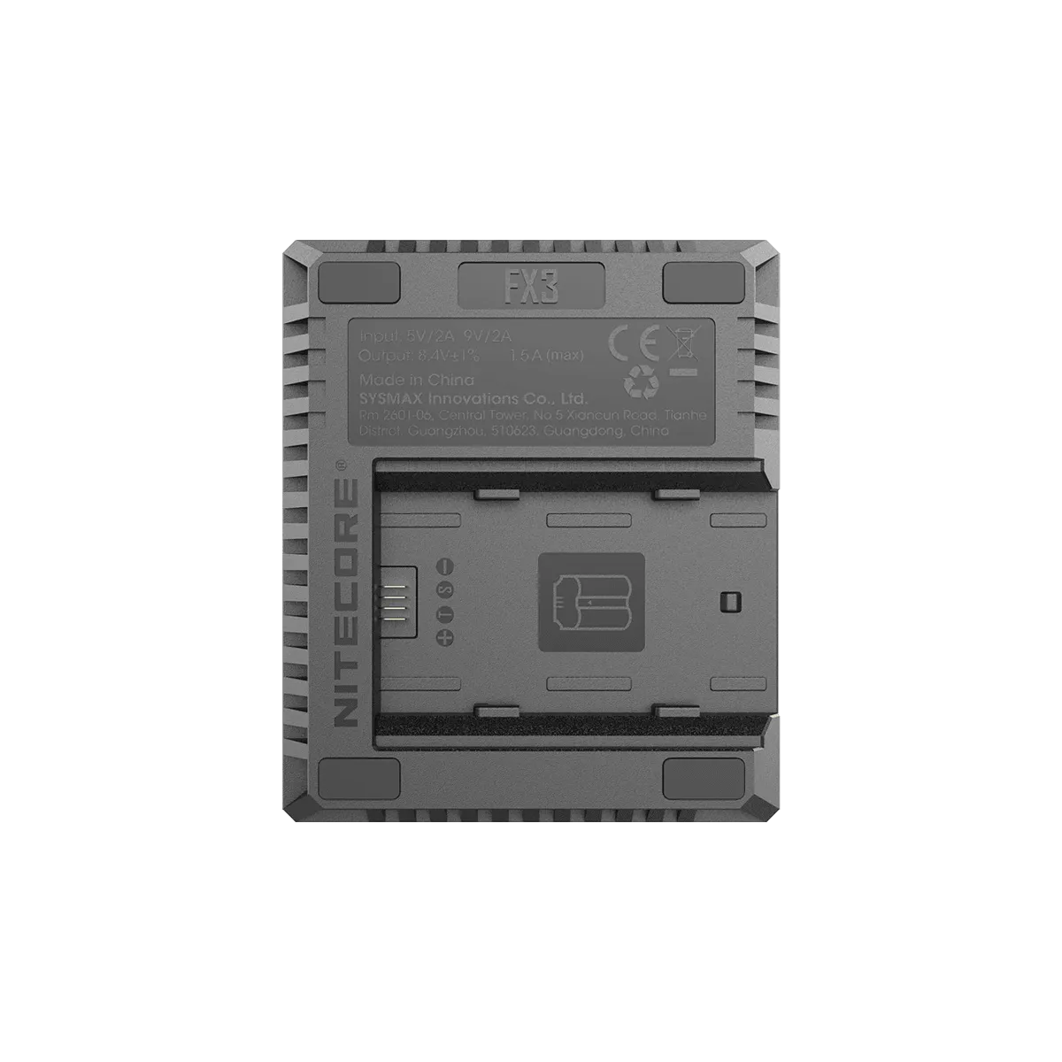 FX3 (Fujifilm NP-W235) Dual-Slot Battery Charger