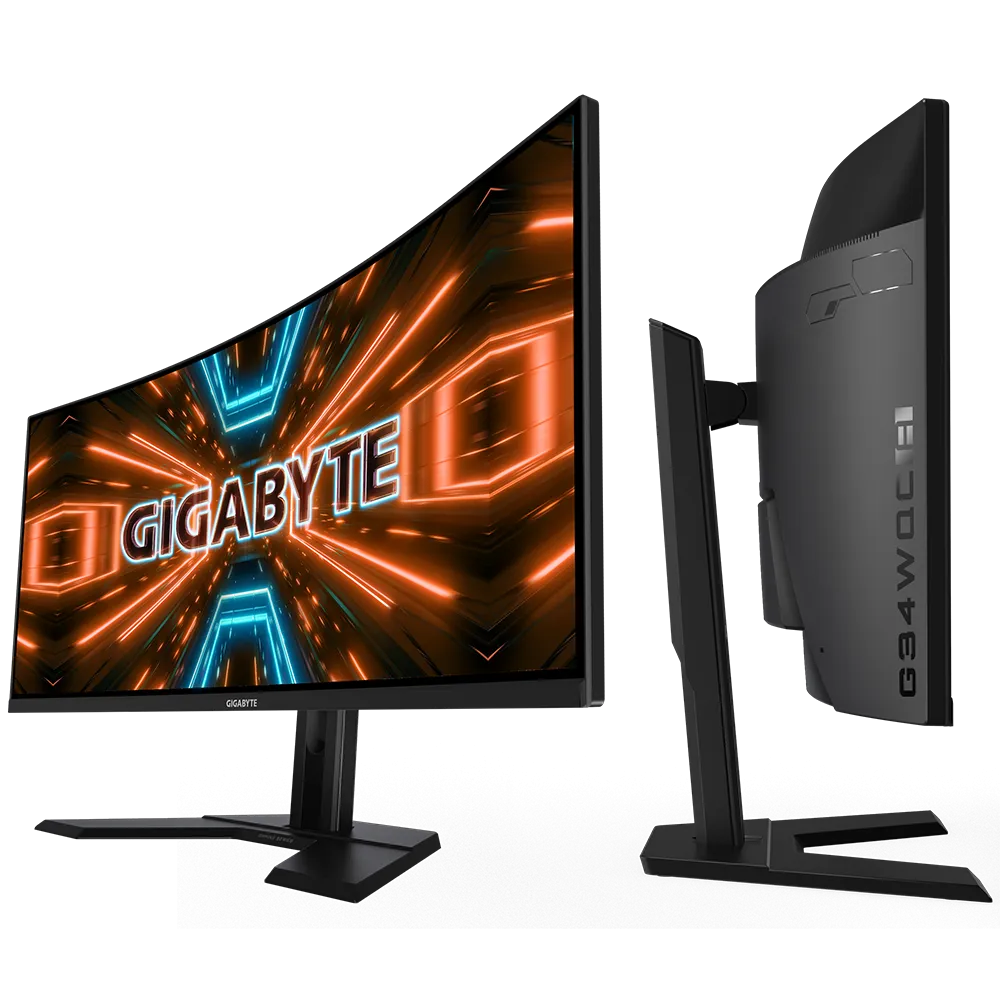 GIGABYTE G34WQC A 34" WQHD Ultrawide Curved VA Gaming Monitor | 144Hz | FreeSync Premium | 1500R | 1440p