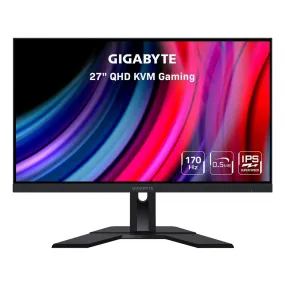 Gigabyte M27Q Gaming Monitor 0.5ms FreeSync Premium 2560 x 1440 SS 170Hz IPS 1440P KVM 27"